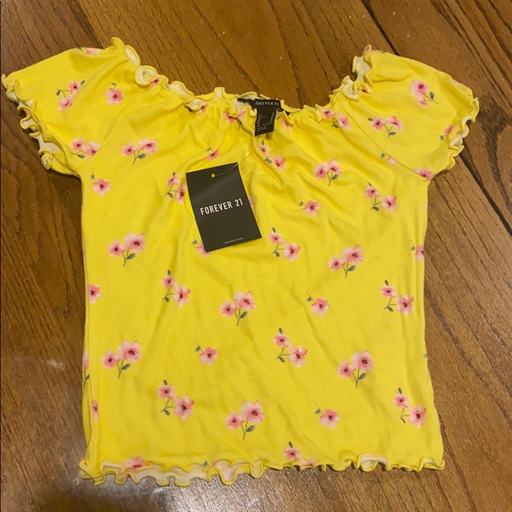 Flower Crop top